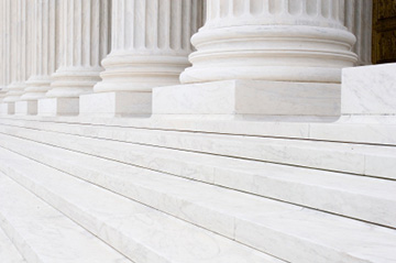 Courthouse steps